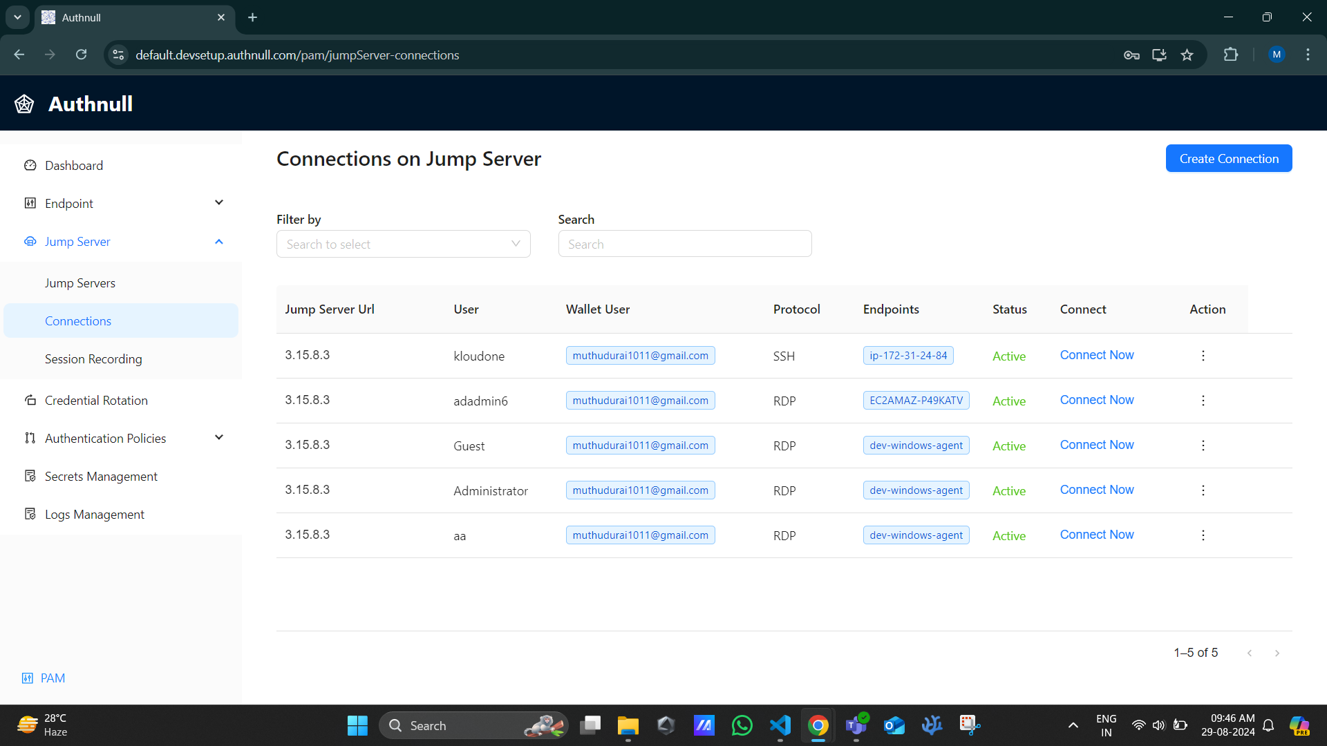 How to Create Jump Servers and Connections? | AuthNull Help