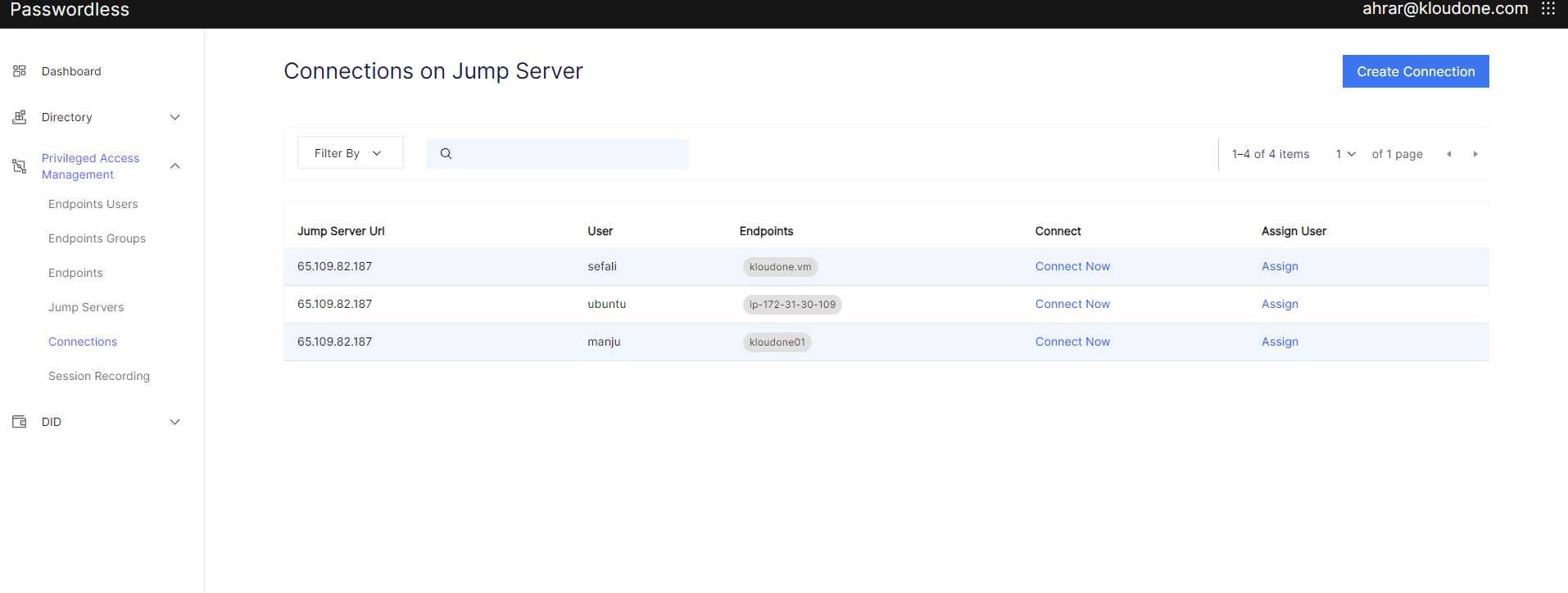 How to Connect to an Endpoint via a Jump Server? AuthNull